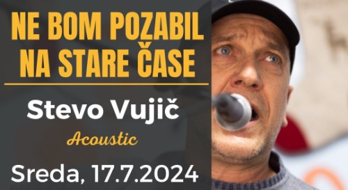 Ne bom Pozabil na stare čase - STEVO VUJIČ