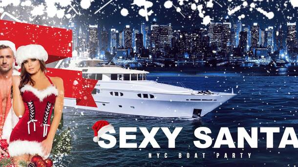 The Sexy Santa Boat Party NYC Yacht Cruise
