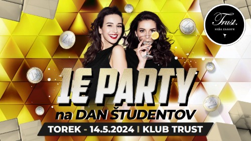 𝟭 € Party na Dan Študentov