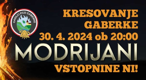 Kresovanje Pgd Gaberke | Modrijani