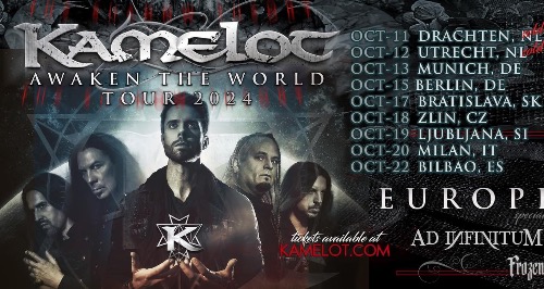 KAMELOT w/ AD INFINITUM + BLACKBRIAR + FROZEN CROWN