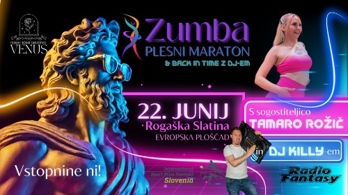 Zumba Plesni Maraton & Back in Time z DJ-em