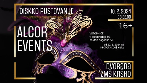 Pustni DisKKo z ALCOR EVENTS