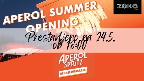 Summer Opening | Aperol Spritz